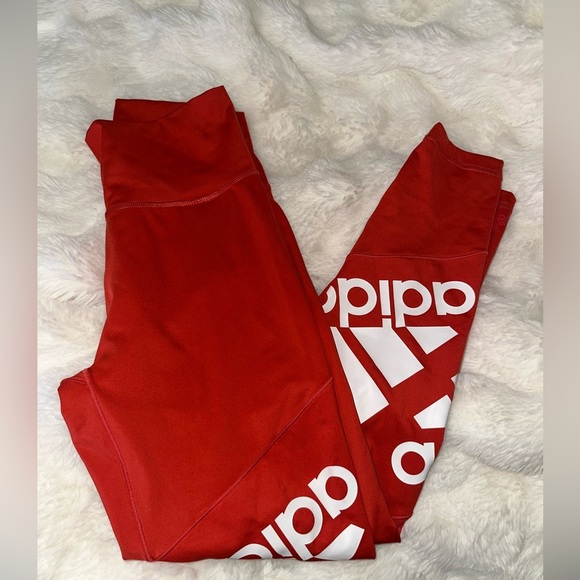 adidas Pants - Adidas Women’s Bold Redish Orange  Leggings